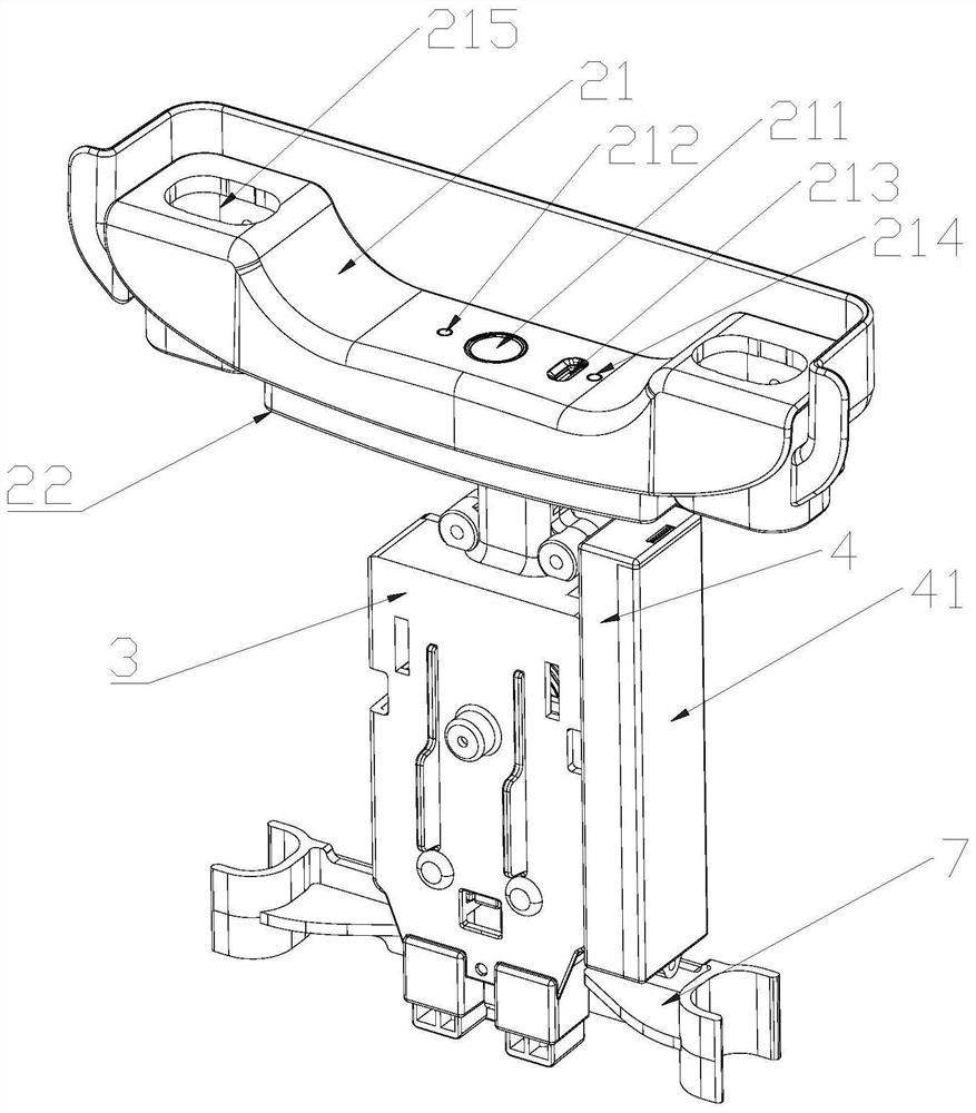 A luggage electric brake device