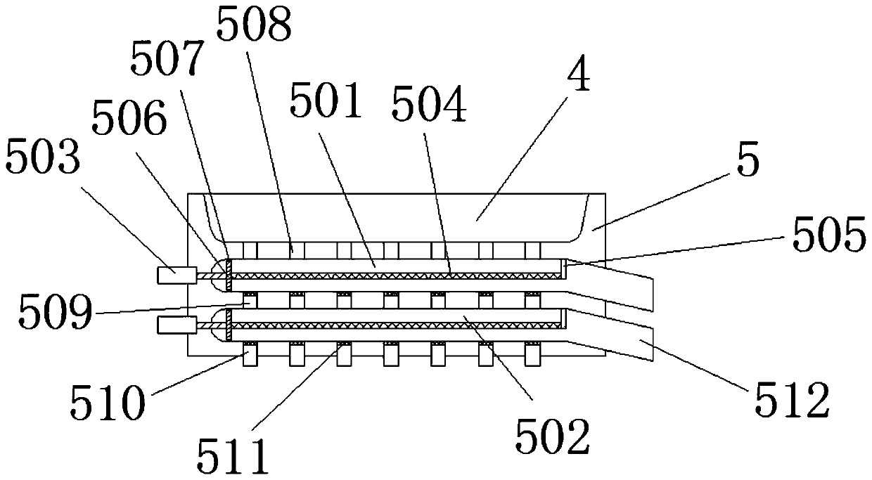 Die casting shaping device with grinding liquid filtering and recycling function