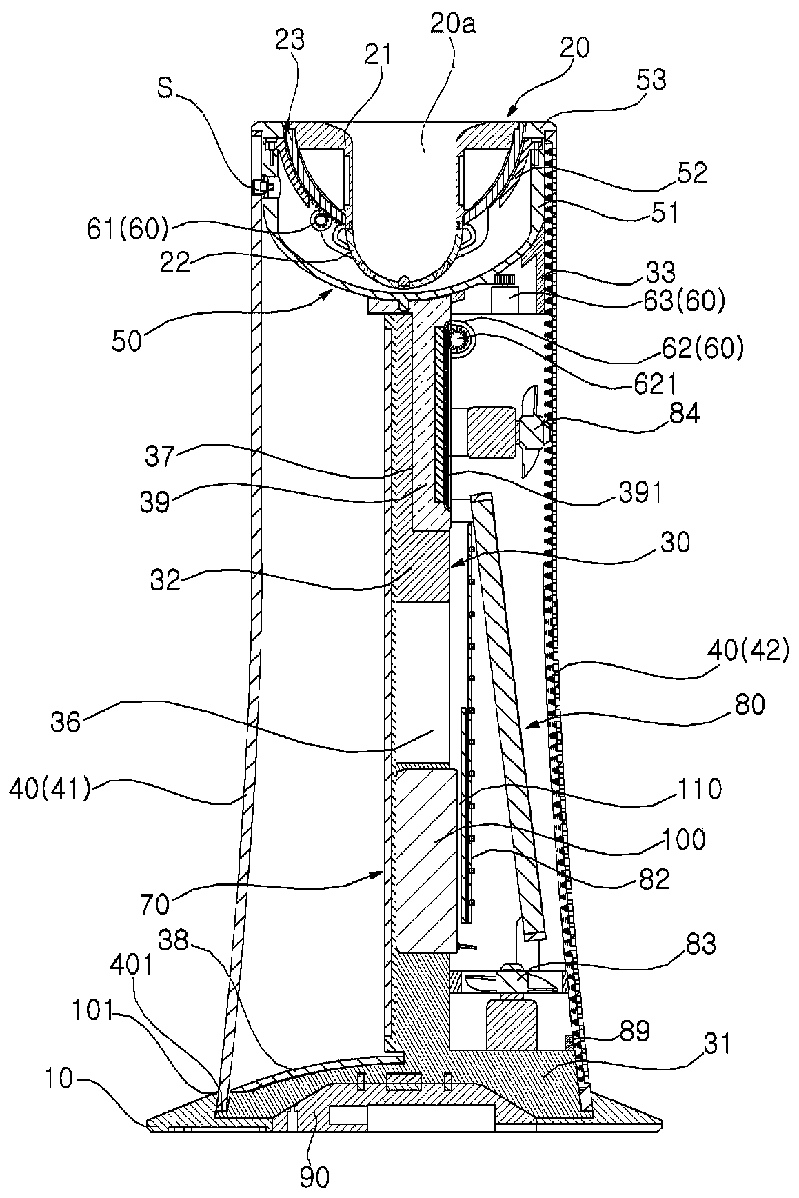 Dryer stand and control method thereof