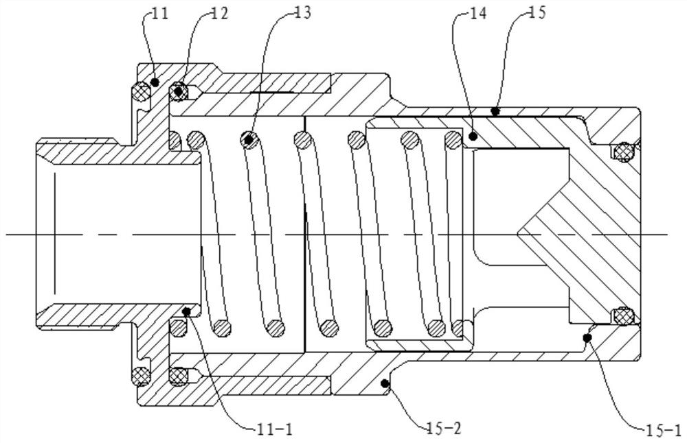 Low-flow-resistance under-pressure plugging fluid connector