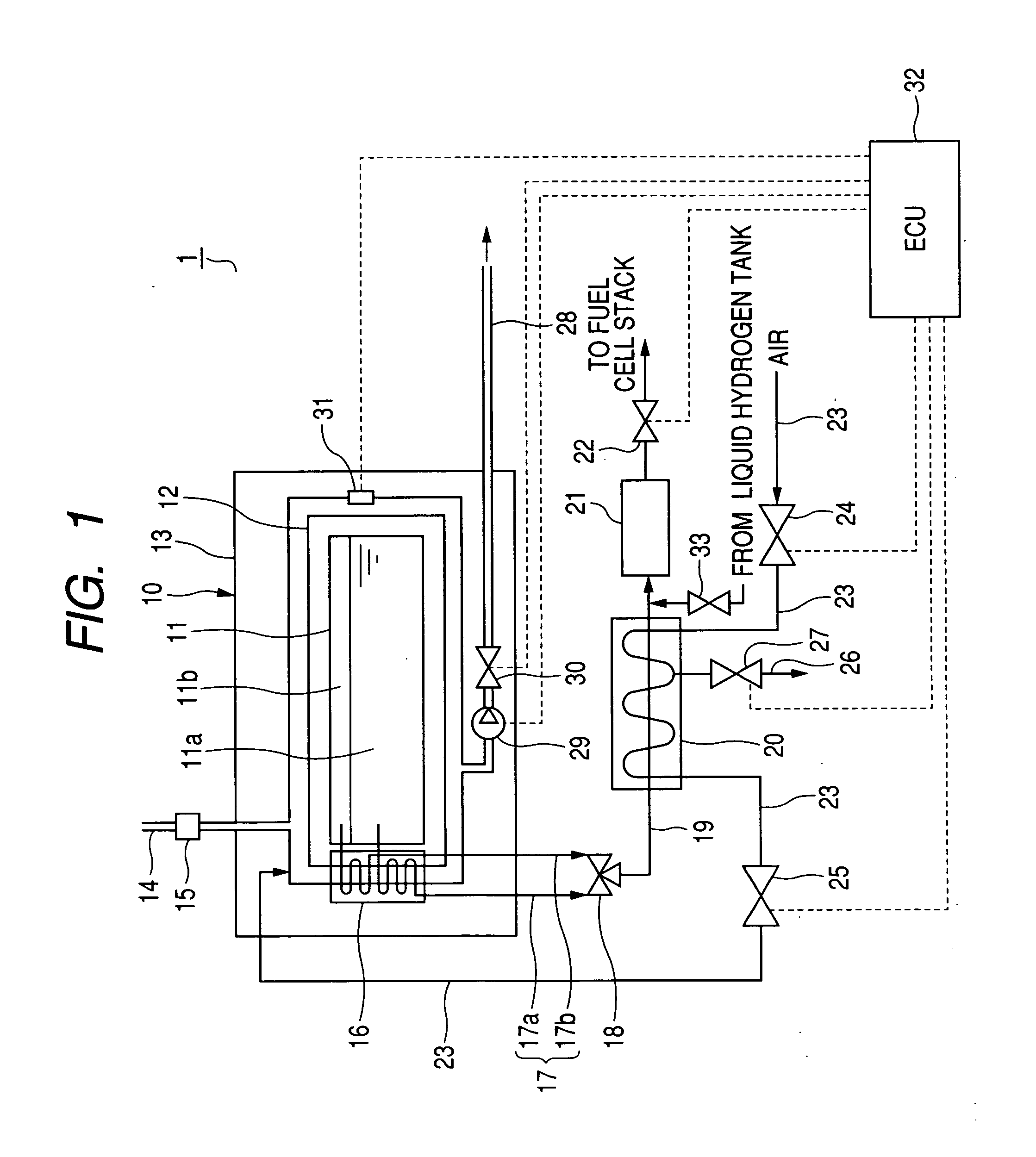 Liquid fuel storage system