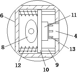 Auxiliary stringing device with high stability for safe cable pavement