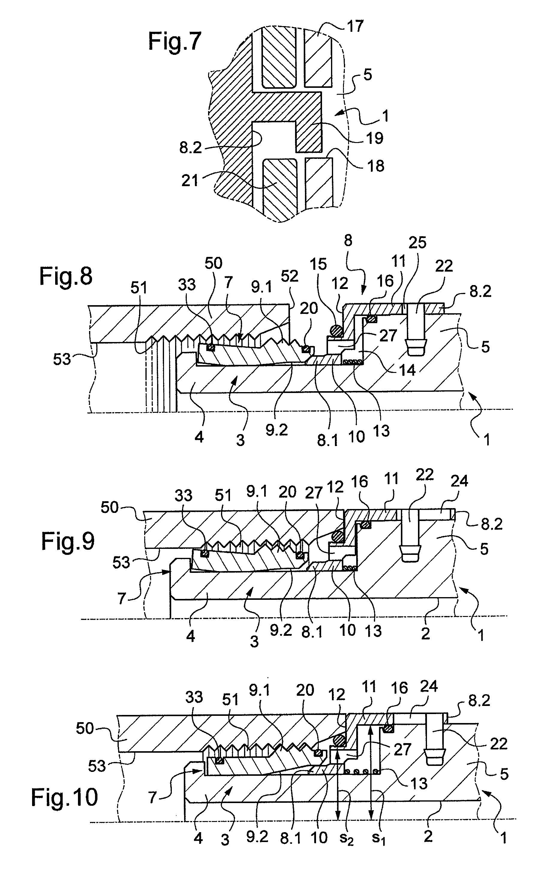 Coupling device fitted with instantaneous or quasi-instantaneous anchor means