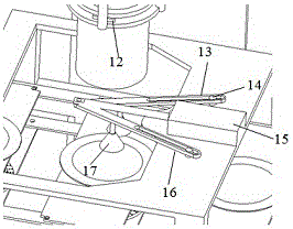 Barium sulfate crystal assembly line quantitative filling device