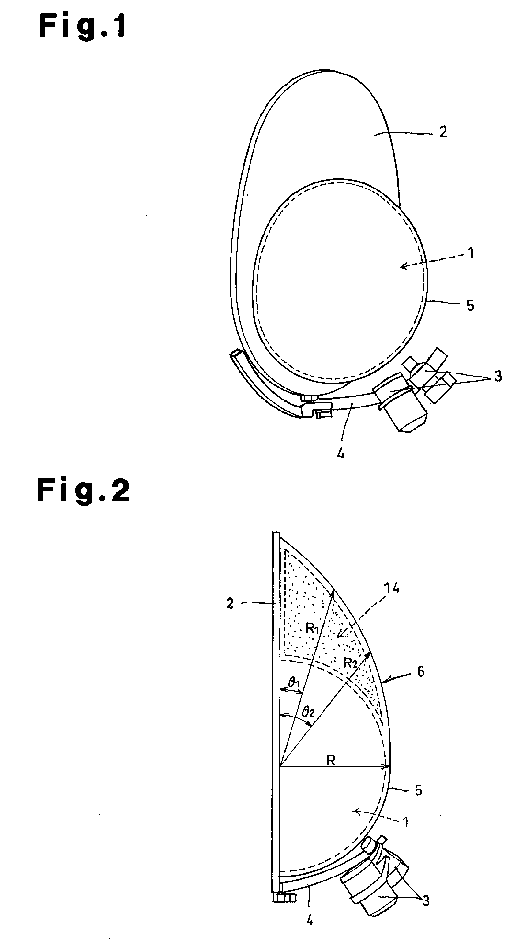 Radio wave lens antenna device