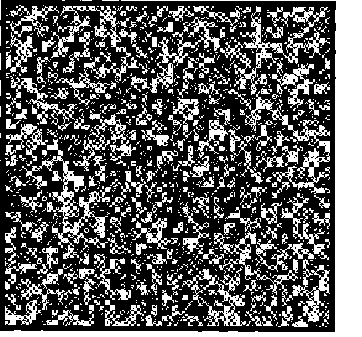 Random number generation method based on on-line hand-written signature