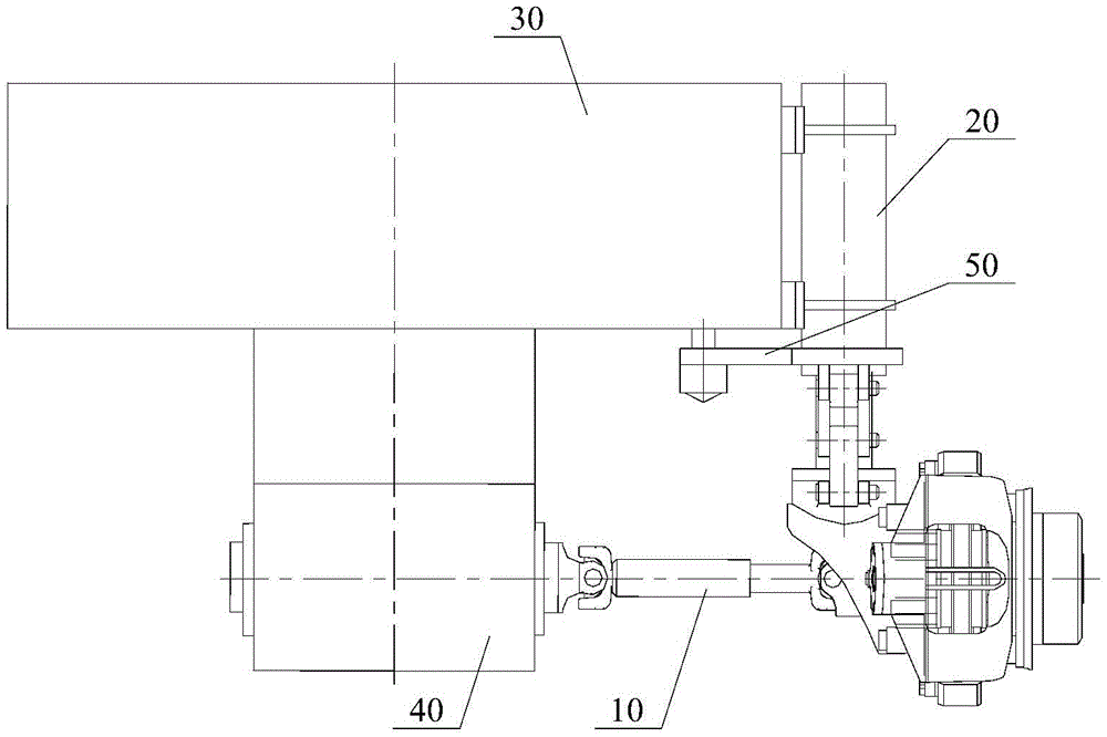 Independent suspension system and crane with the independent suspension system