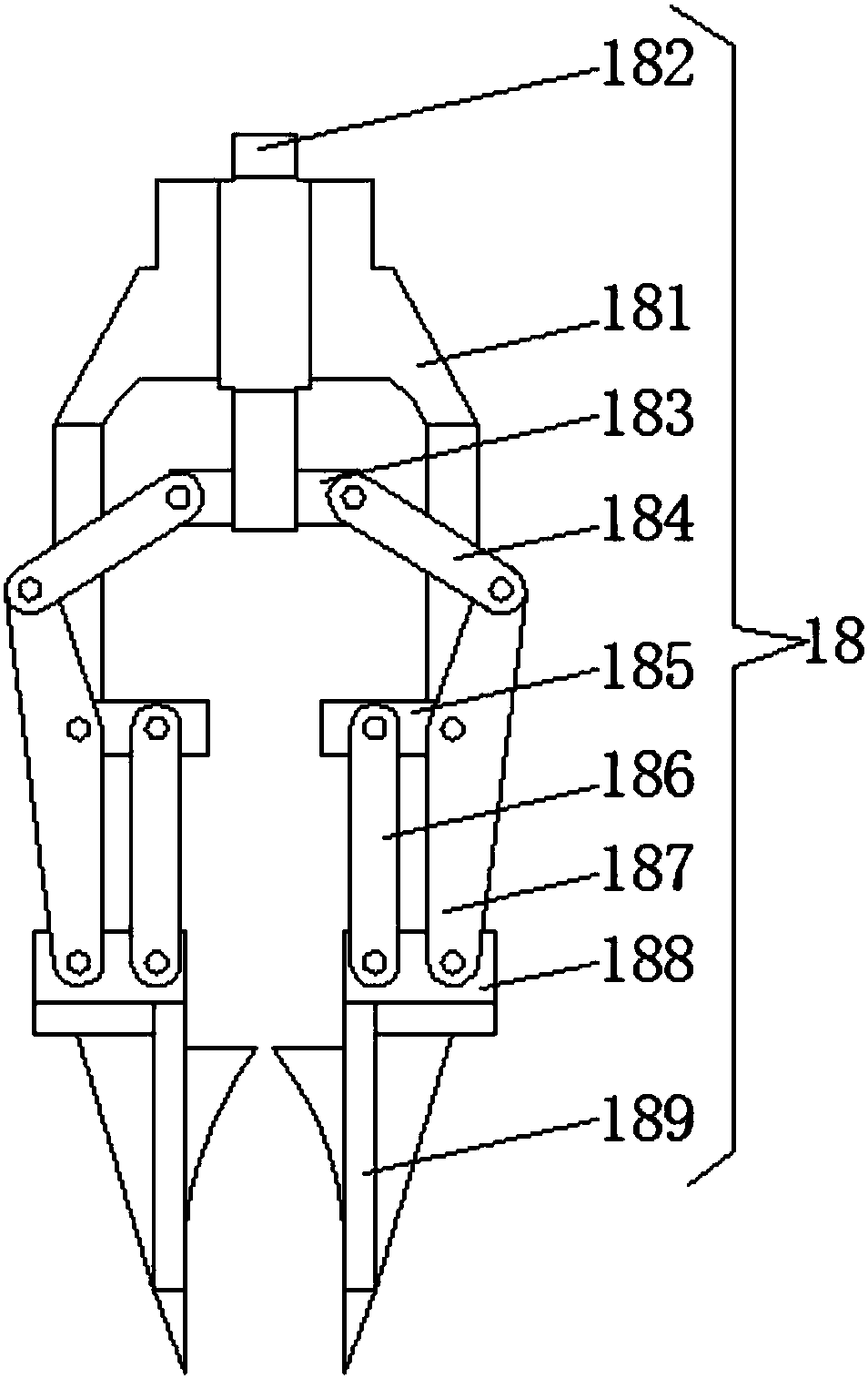 Garden sampling equipment and working method thereof