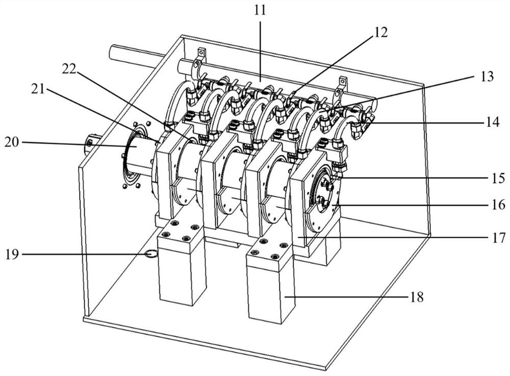 Device and method for testing oil stirring loss of rolling bearing