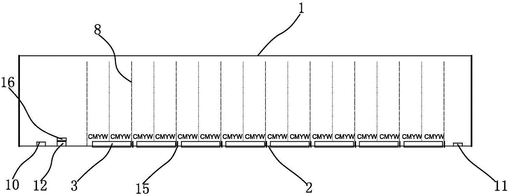 Subtractive color mixture electrophoretype type display device and manufacturing method thereof