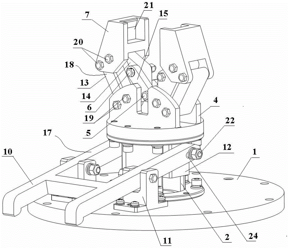 A pre-tightening clamping device