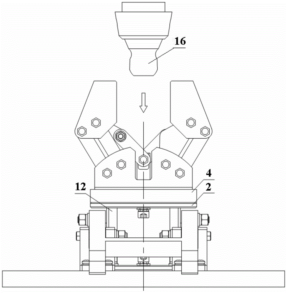 A pre-tightening clamping device