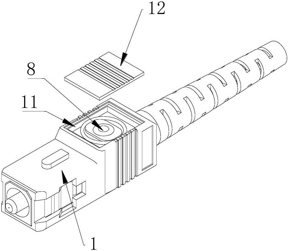 Intelligent optical fiber moveable connector