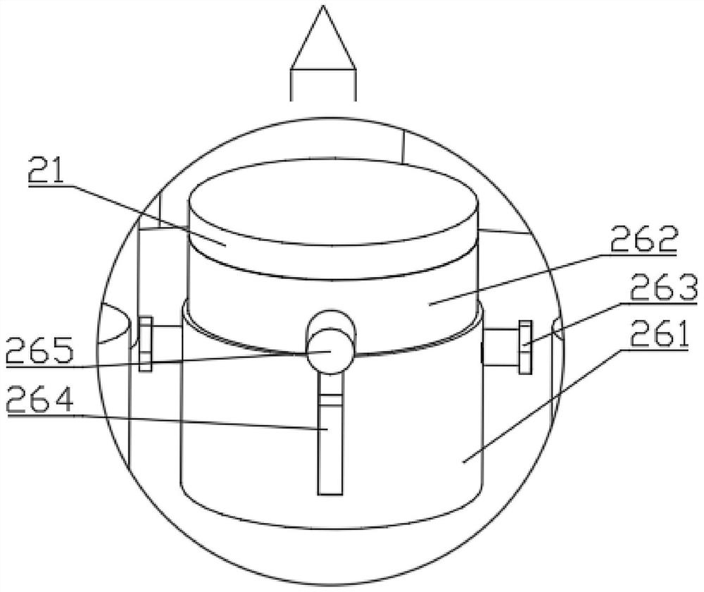 Multi-kinetic-energy detection test bed for oil-gas separator and detection method