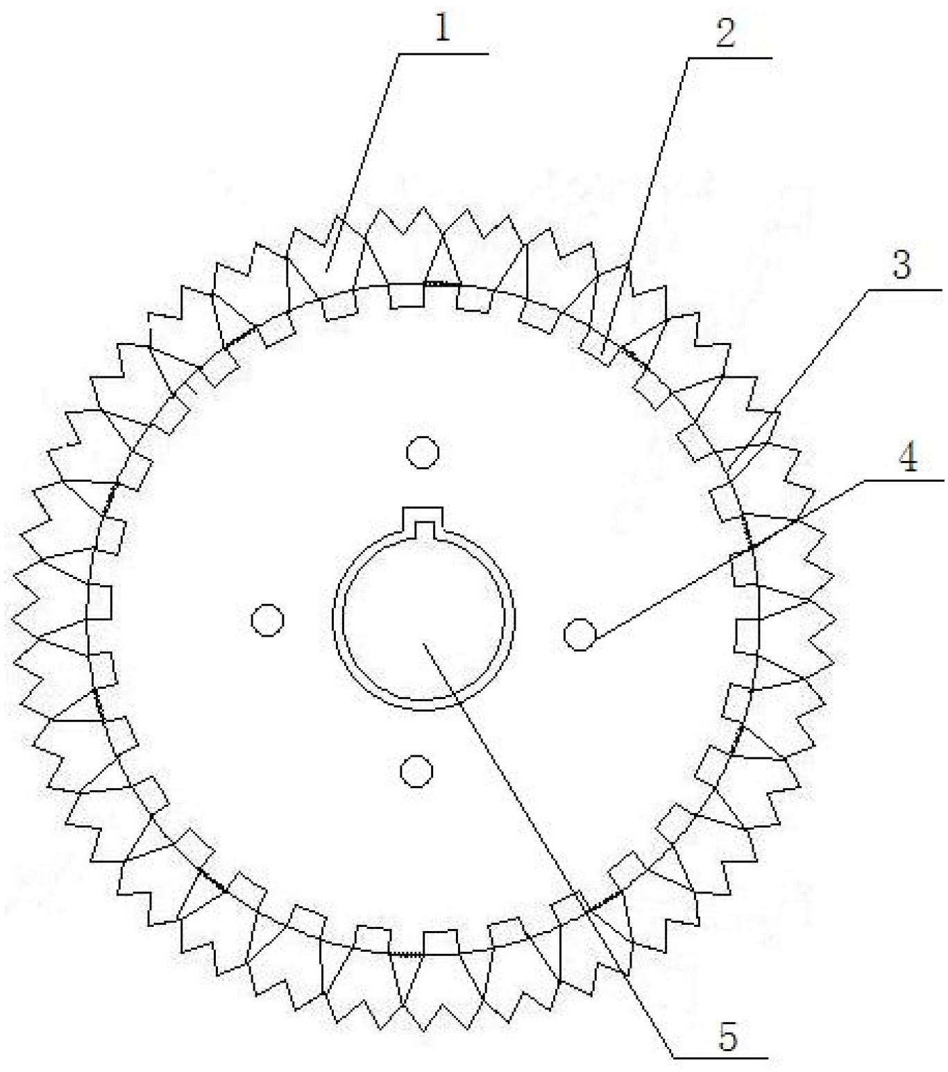 Novel disk saw blade