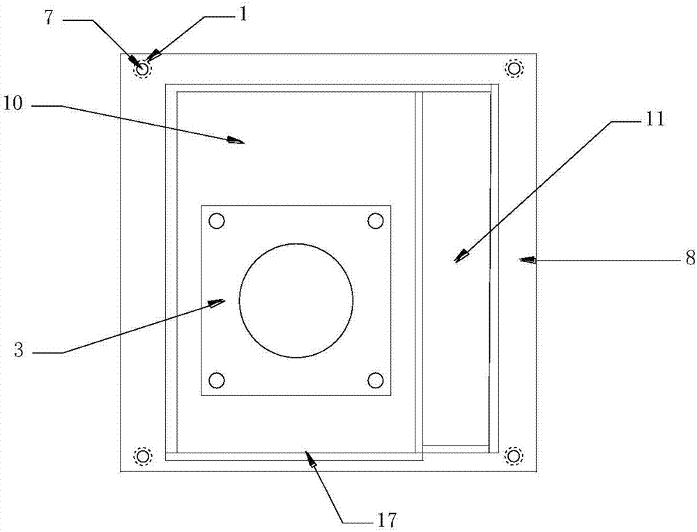 Indoor simulation test device and method for deck asphalt laying bulging formation