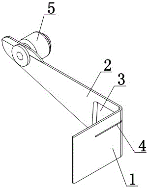 Support frame of fishing net thread winding wheel