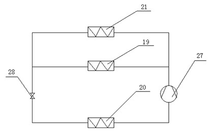 Energy-saving system using heat recovery type water source heat pump unit and control method for energy-saving system