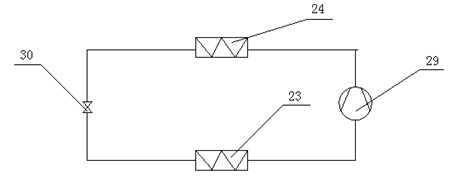 Energy-saving system using heat recovery type water source heat pump unit and control method for energy-saving system