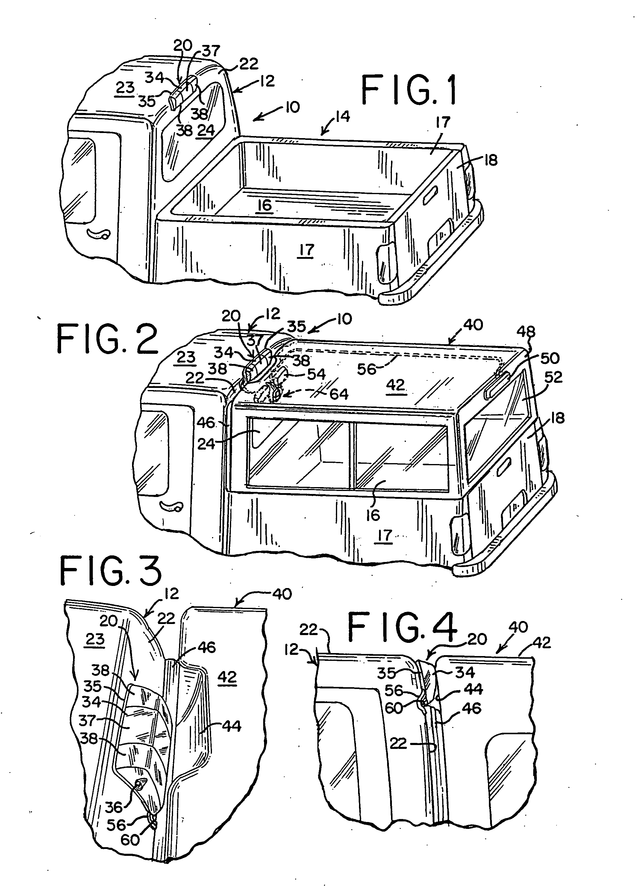 Vehicle cap power transfer