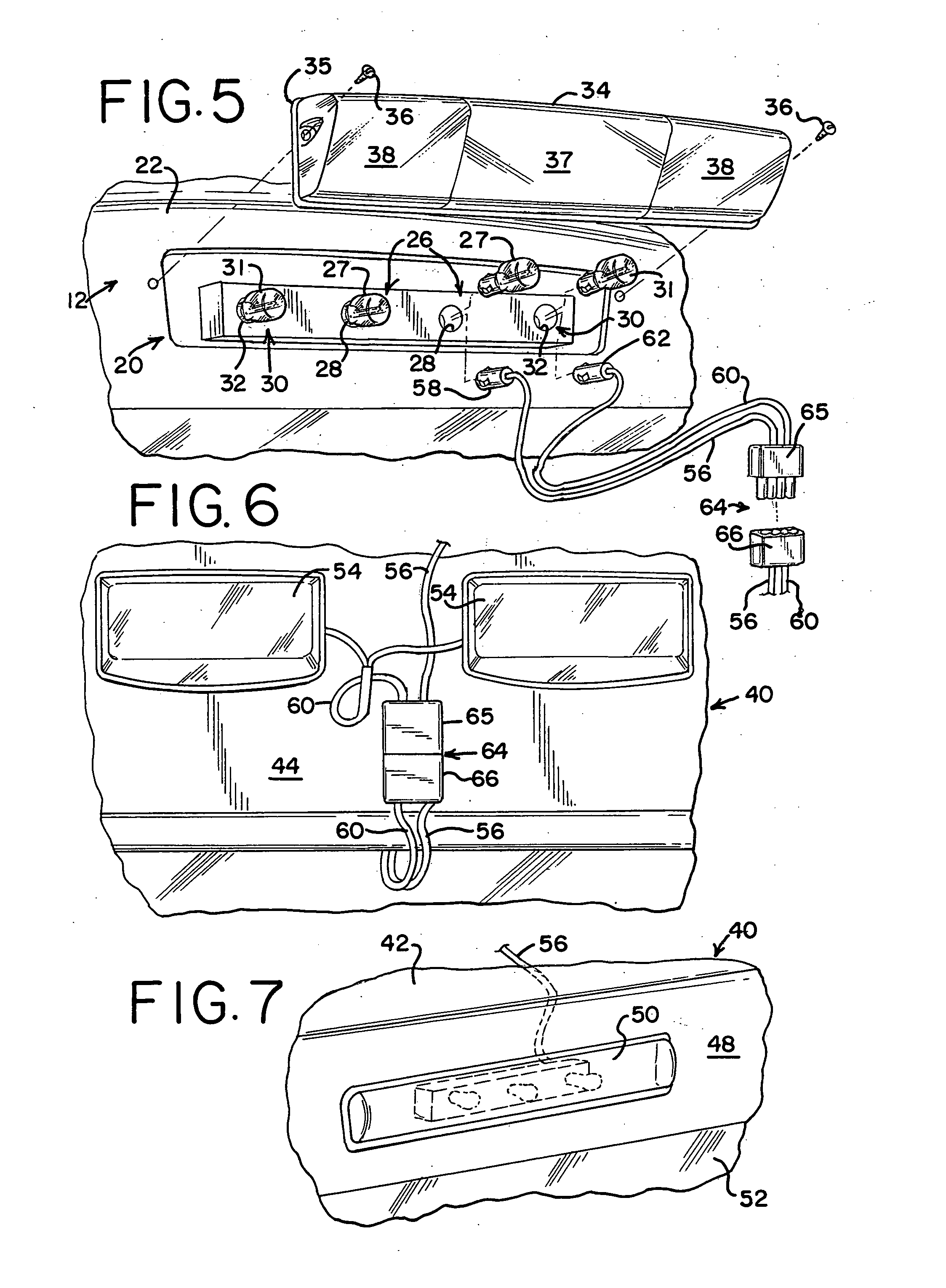 Vehicle cap power transfer