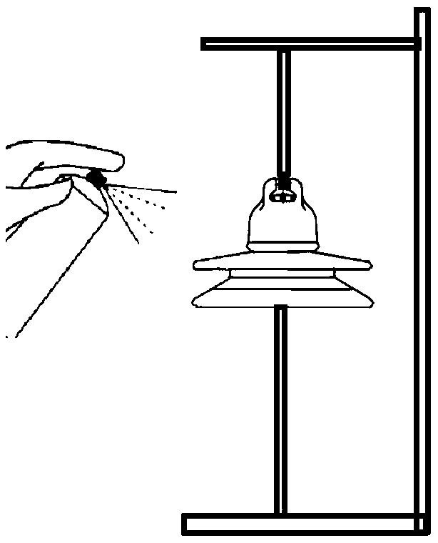 Room-temperature-curing super-hydrophobic coating specially used for electricity, and preparation and use methods of same