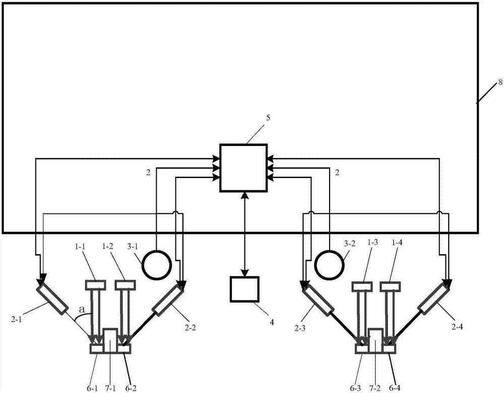 Rail fastener abnormity detecting system based on point light source array linear array imaging