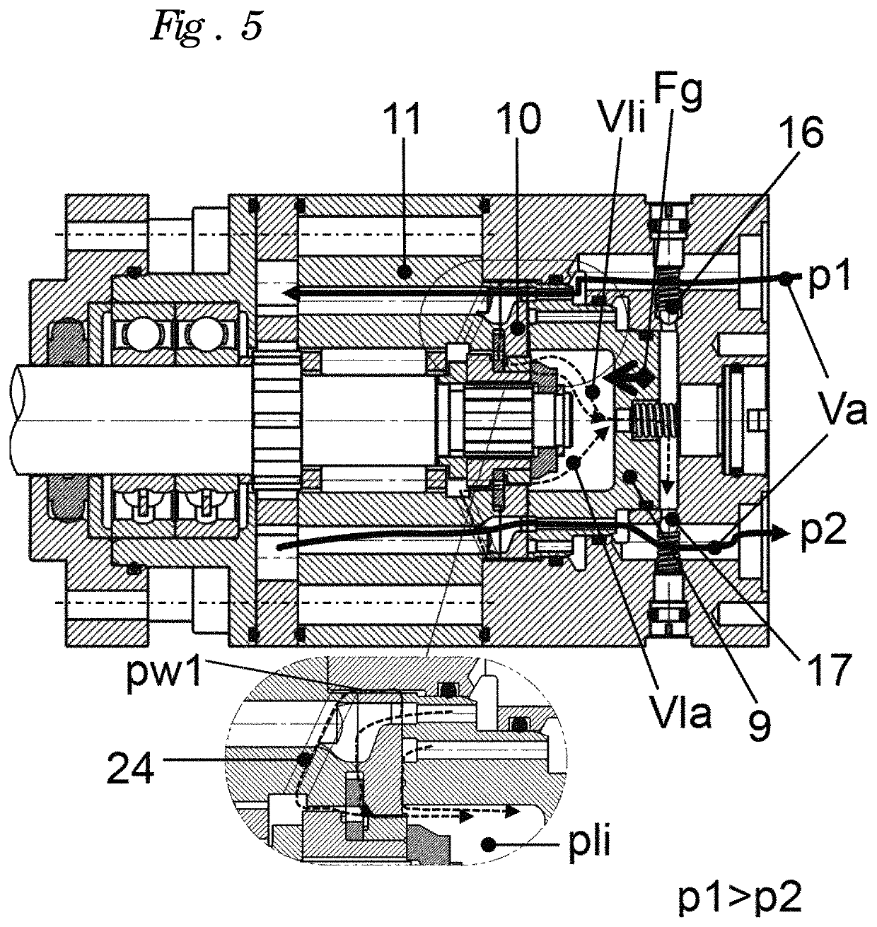 Turbomachine which can be operated both as hydraulic motor and as pump