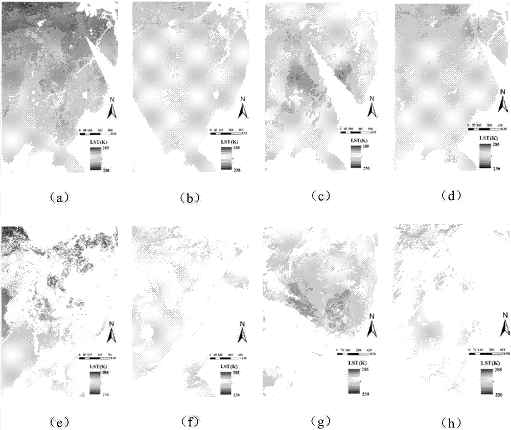 All-weather surface temperature generation method