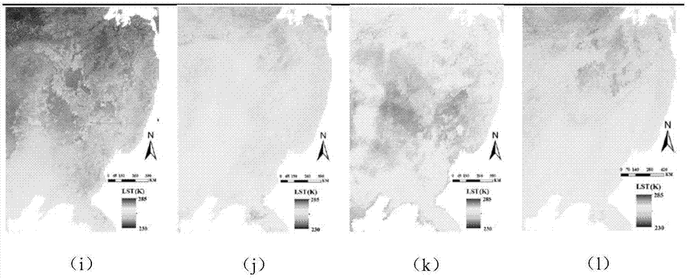 All-weather surface temperature generation method