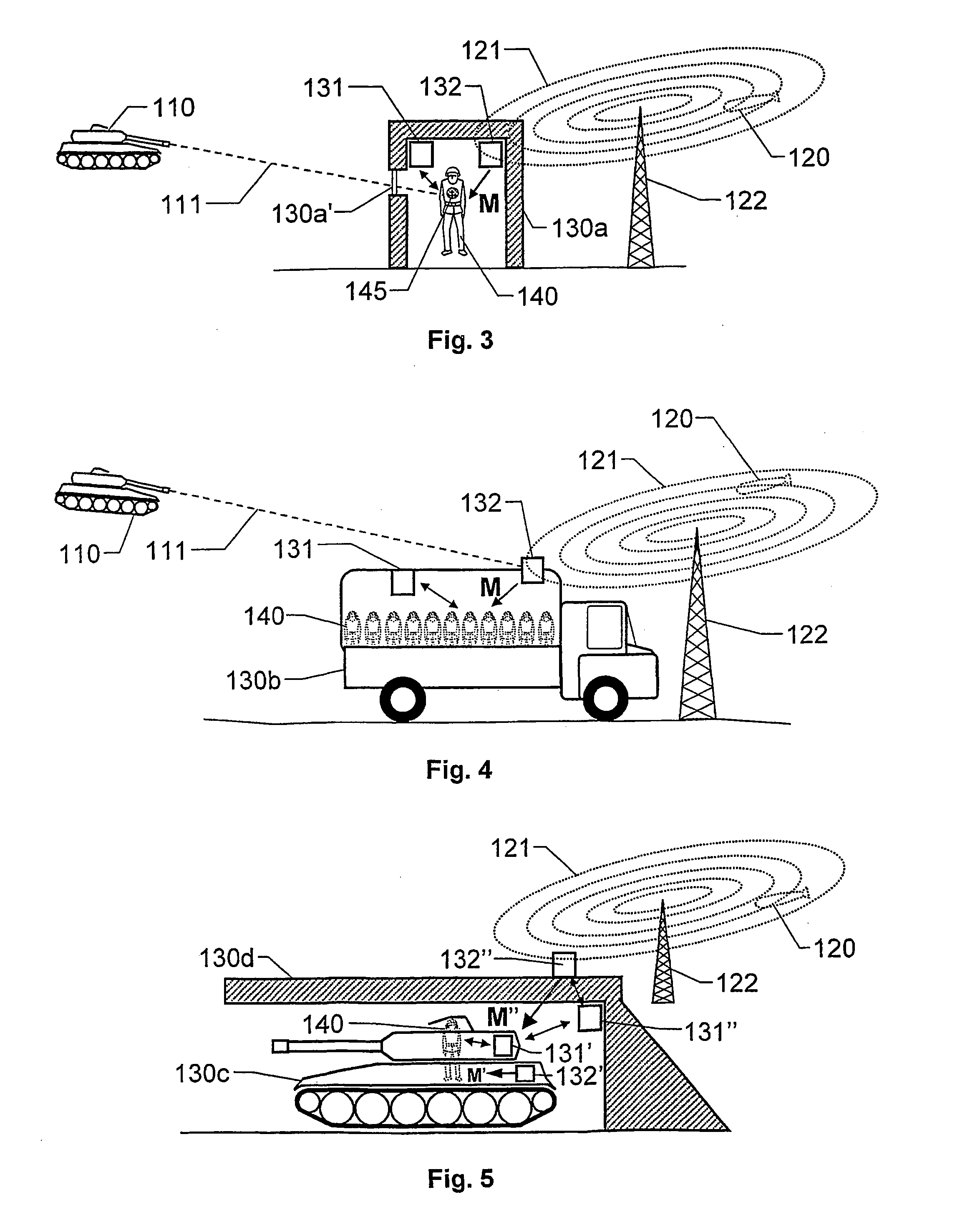 Combat simulation wherein target objects are associated to protecting object by means of a local co-operation between the target objects and the relevant protecting objects