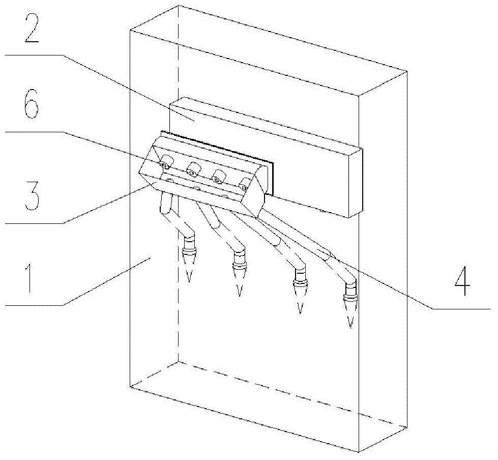 Dust collector and distribution device