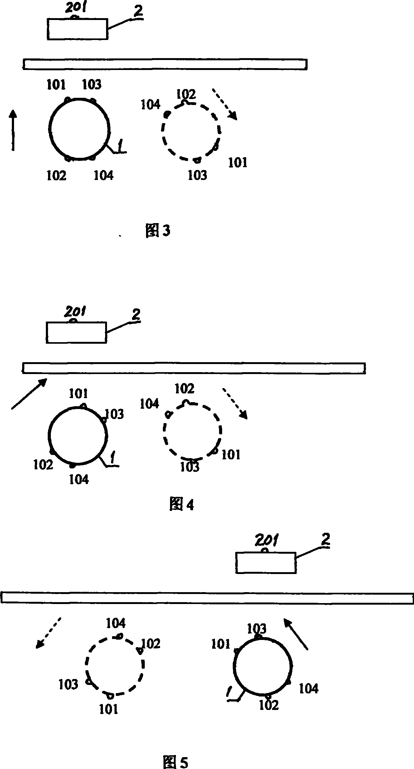 Control method of automatic obstacle-avoiding of robot cleaner