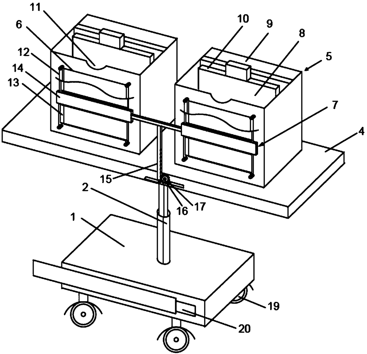 English vocabulary contrastive explanation device