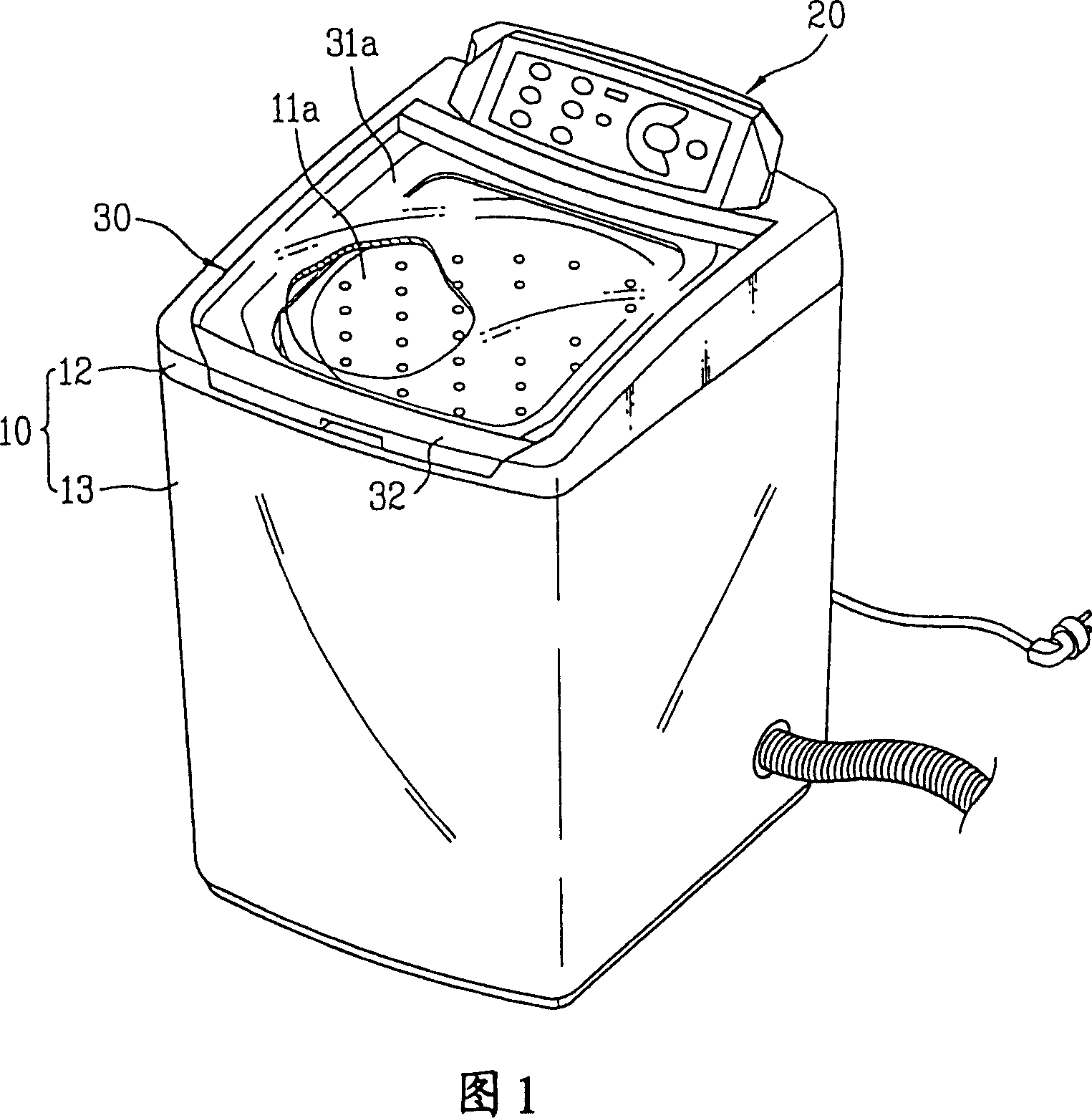 Door for washing machine and method for manufacturing the same