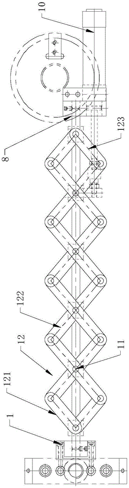 Blow molding machine preform variable pitch device