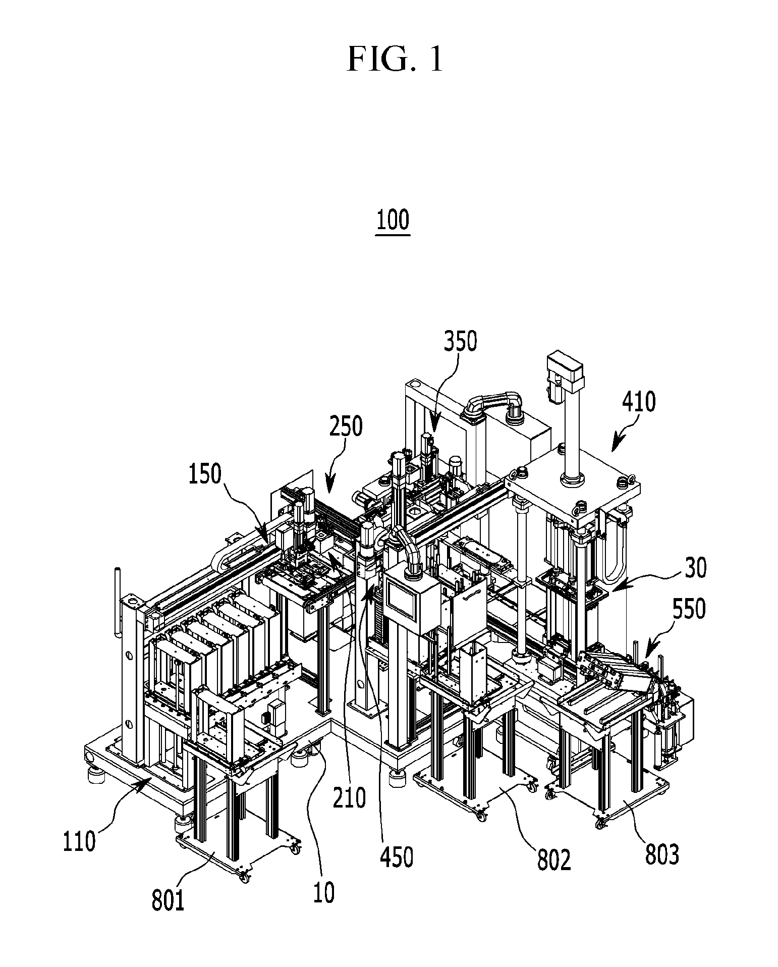 Apparatus for rapidly stacking fuel cell stack