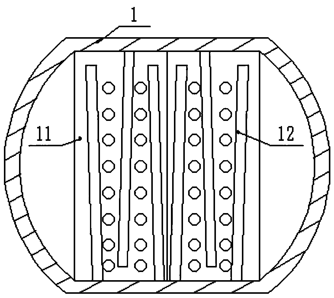 Agricultural high-efficiency chemical fertilizer stirring device