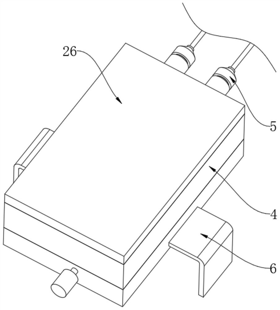 Lithium battery protection plate for preventing positive and negative electrodes from being in contact with liquid