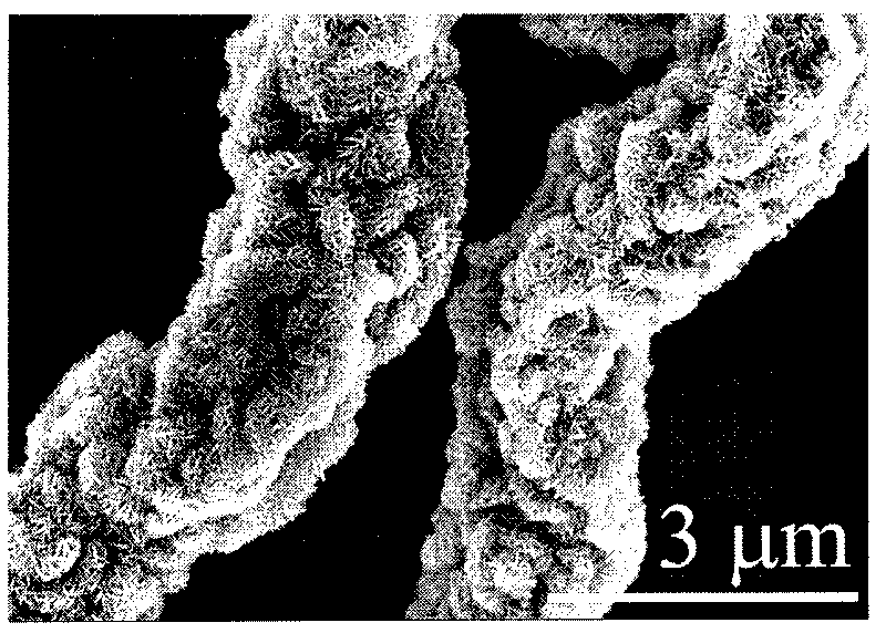 Preparation method of cobalt sulfide micro tube with hiberarchy structure