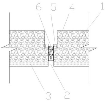 An underground building anti-floating pressure relief hole plugging structure and its construction method