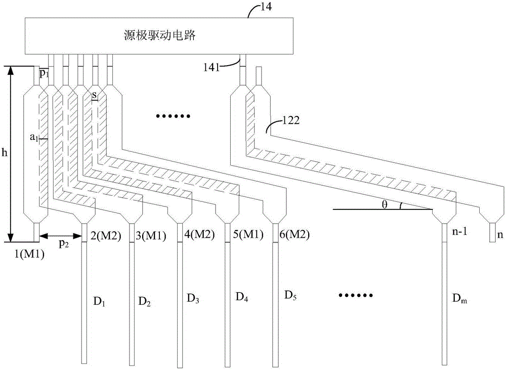 Liquid crystal display device and display panel thereof