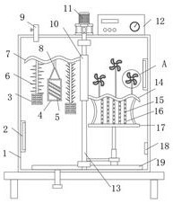 A kind of demulsification separation device for vaccine processing