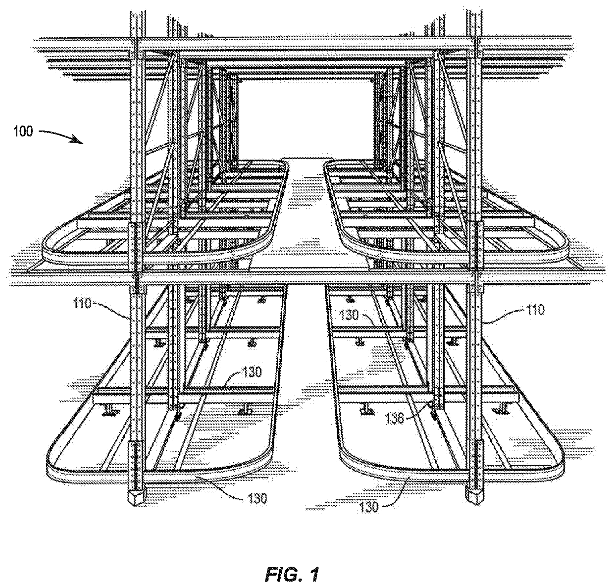 Structural member with stabilizing protrusions