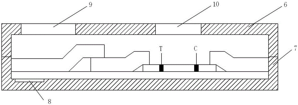 Portable C reaction protein detection kit