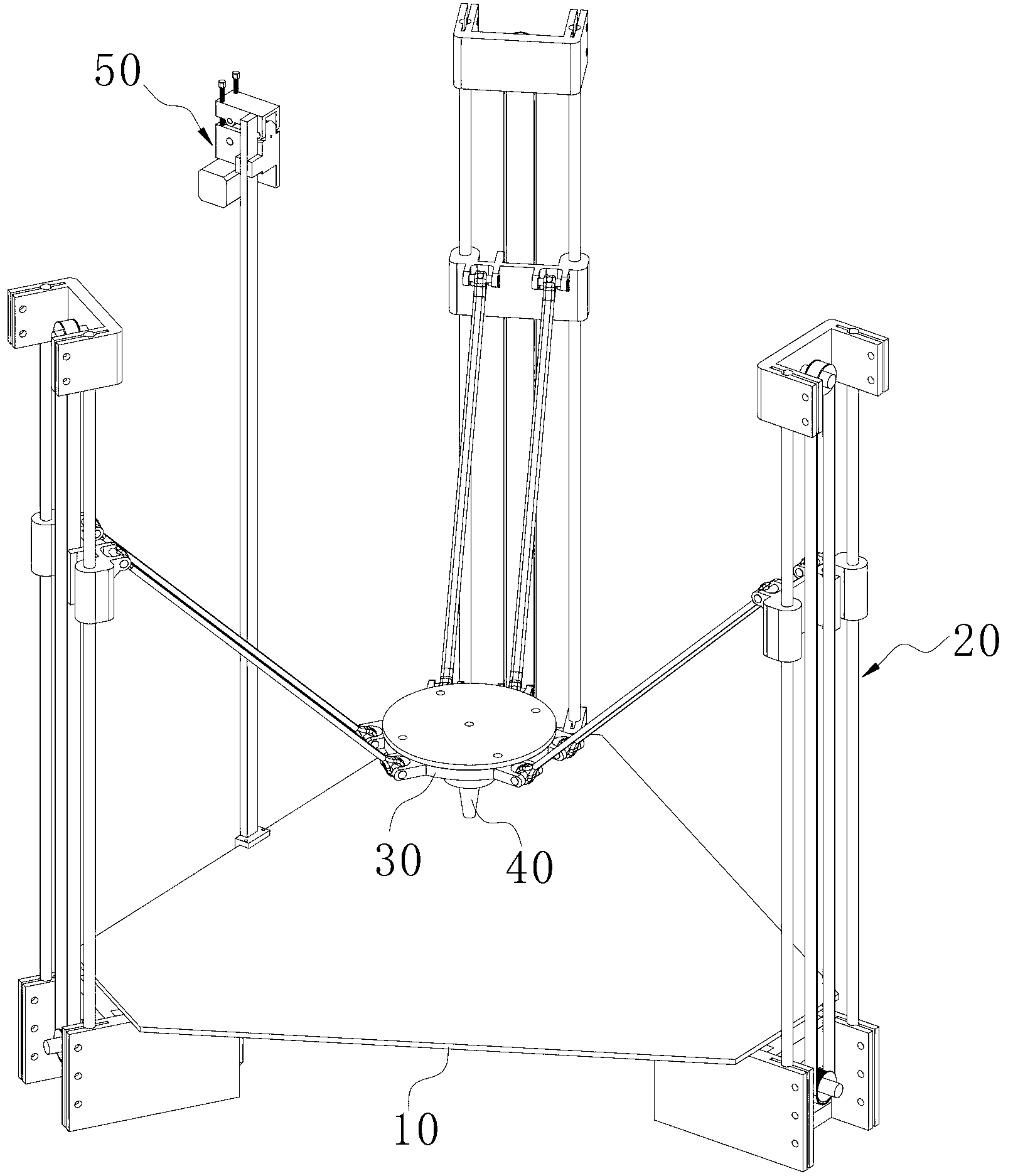 Nozzle transmission mechanism for 3D printer and 3D printer with same