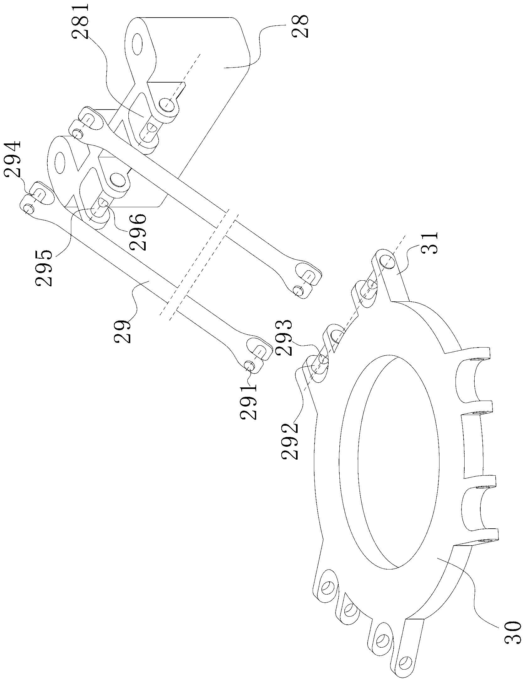 Nozzle transmission mechanism for 3D printer and 3D printer with same