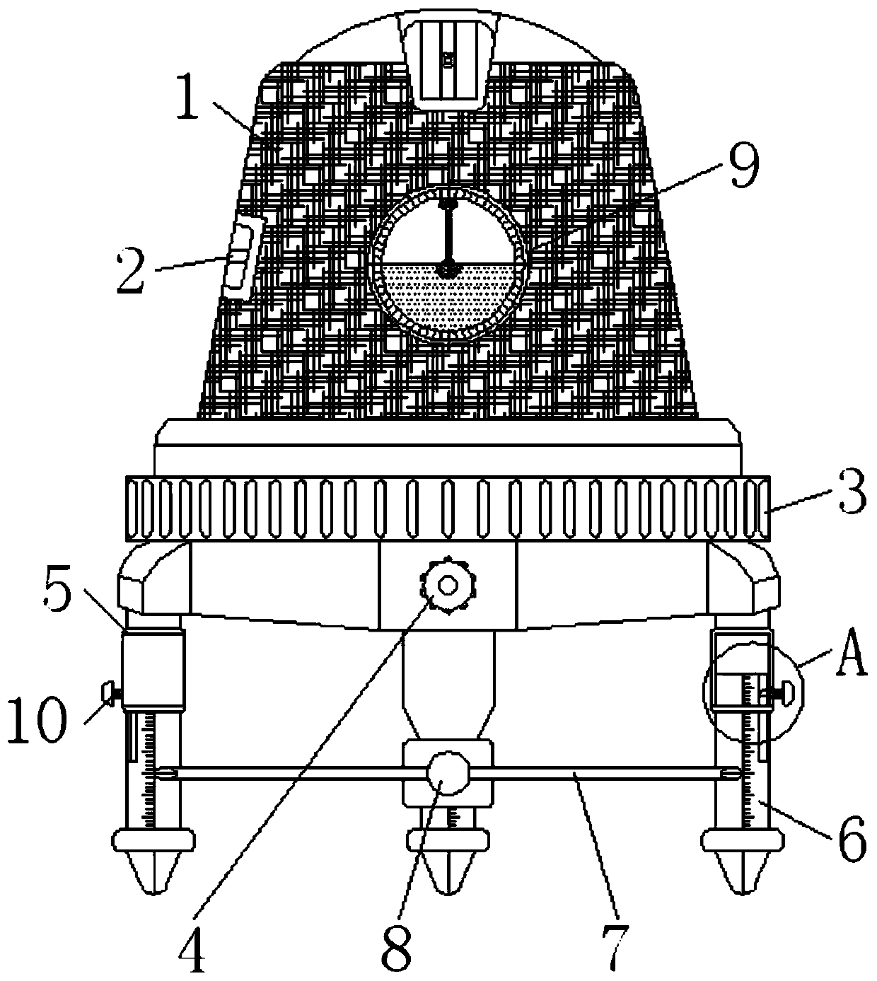 Chalk line instrument for construction measurement