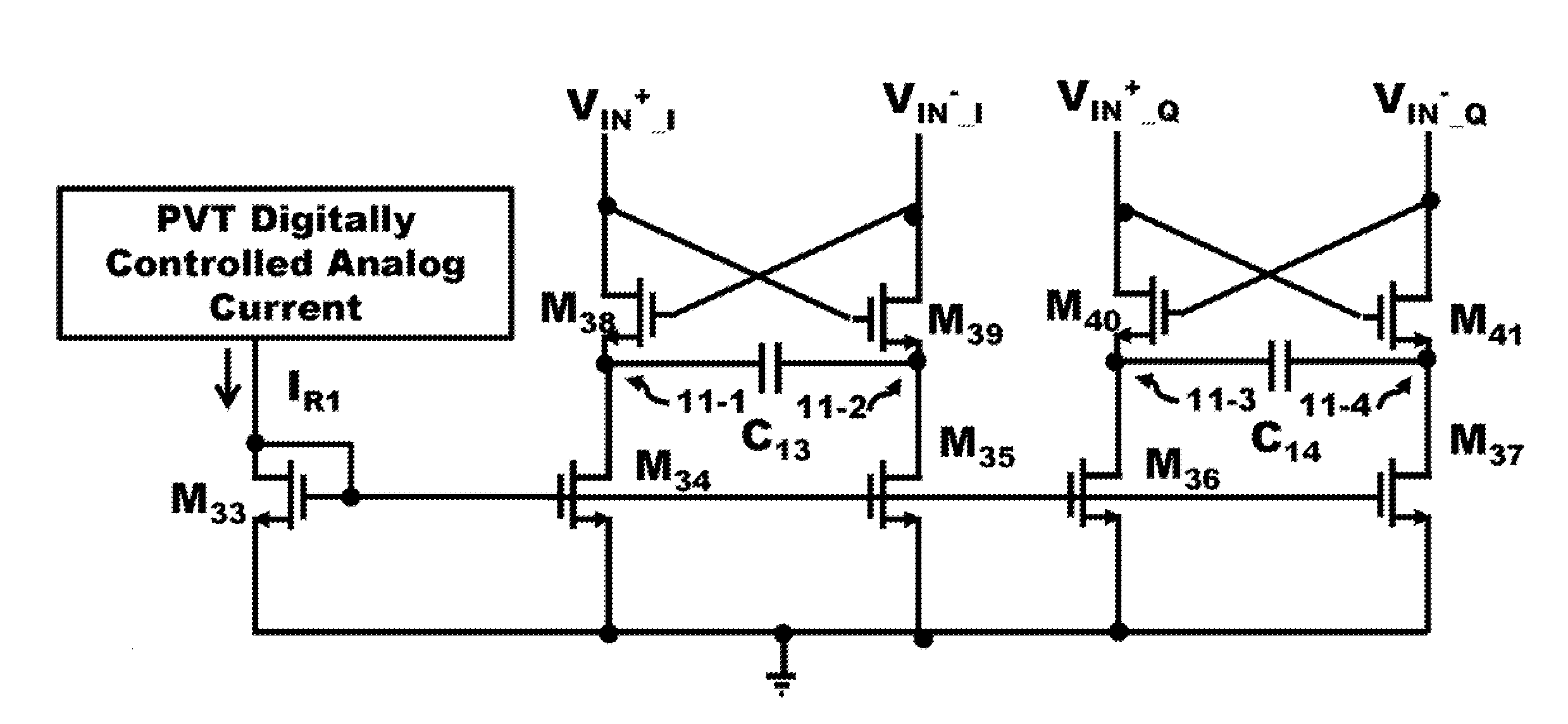 Method and apparatus for an active negative-capacitor circuit to cancel the input capacitance of comparators