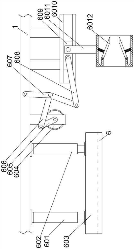 A medical cotton swab processing device